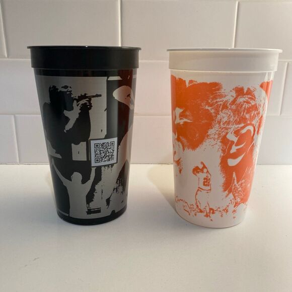 Set of TWO - Brand New Post Malone Posty Raising Canes 32 oz Collectible Cups - Picture 1 of 2